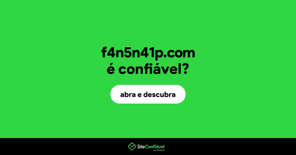 O site f4n5n41p.com é confiável?