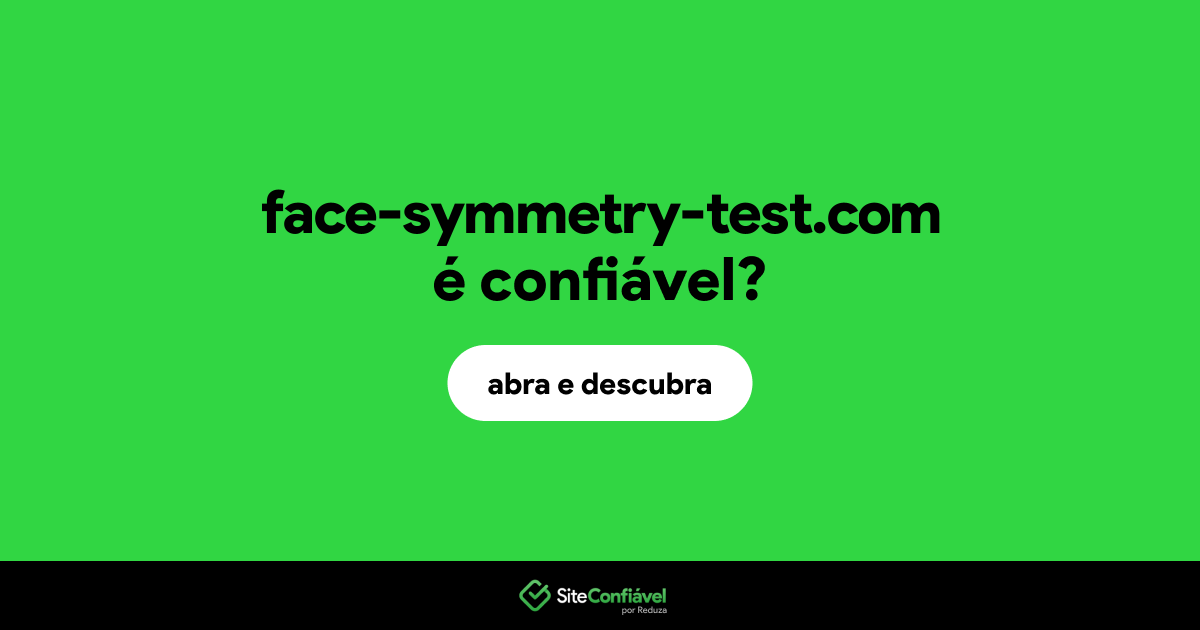 O site face-symmetry-test.com é confiável?