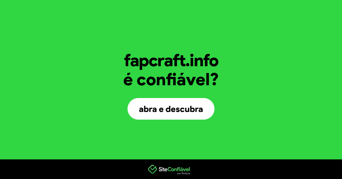 O site fapcraft.info é confiável?