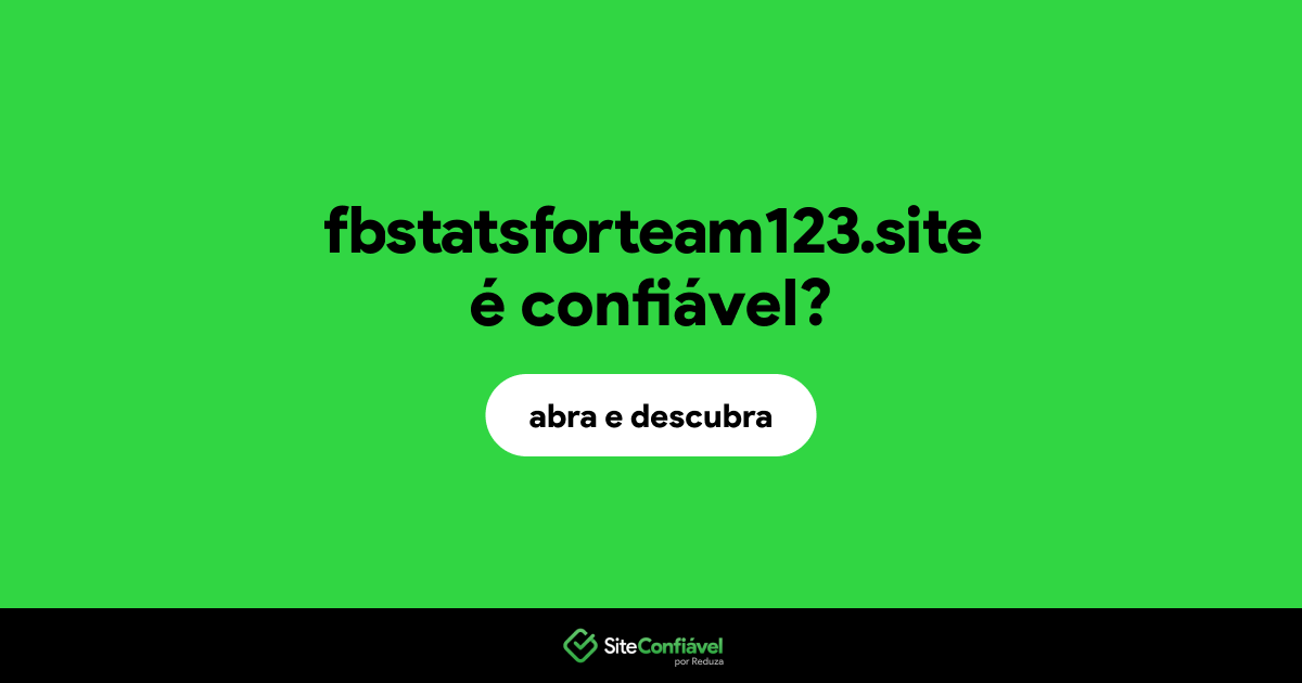 O site fbstatsforteam123.site é confiável?