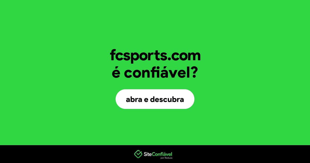 O site fcsports.com é confiável?