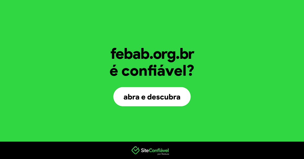 O site febab.org.br é confiável?