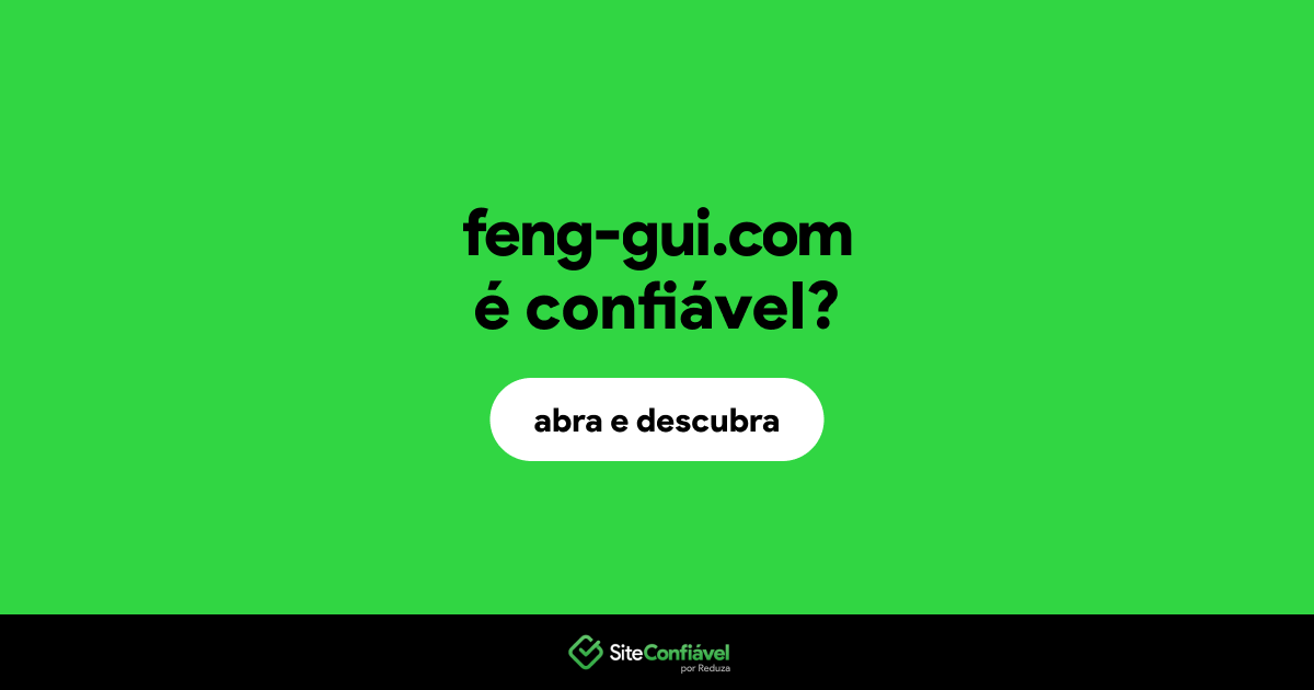 O site feng-gui.com é confiável?