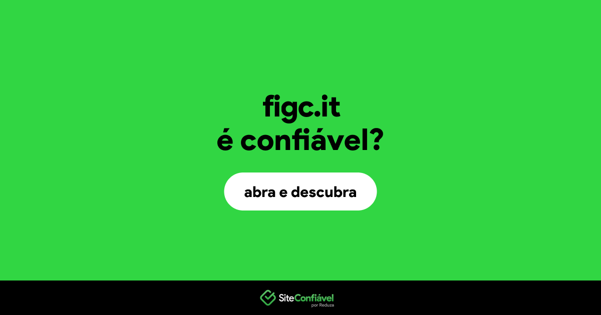 O site figc.it é confiável?