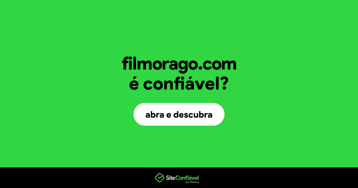 O site filmorago.com é confiável?