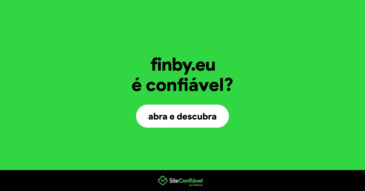 O site finby.eu é confiável?