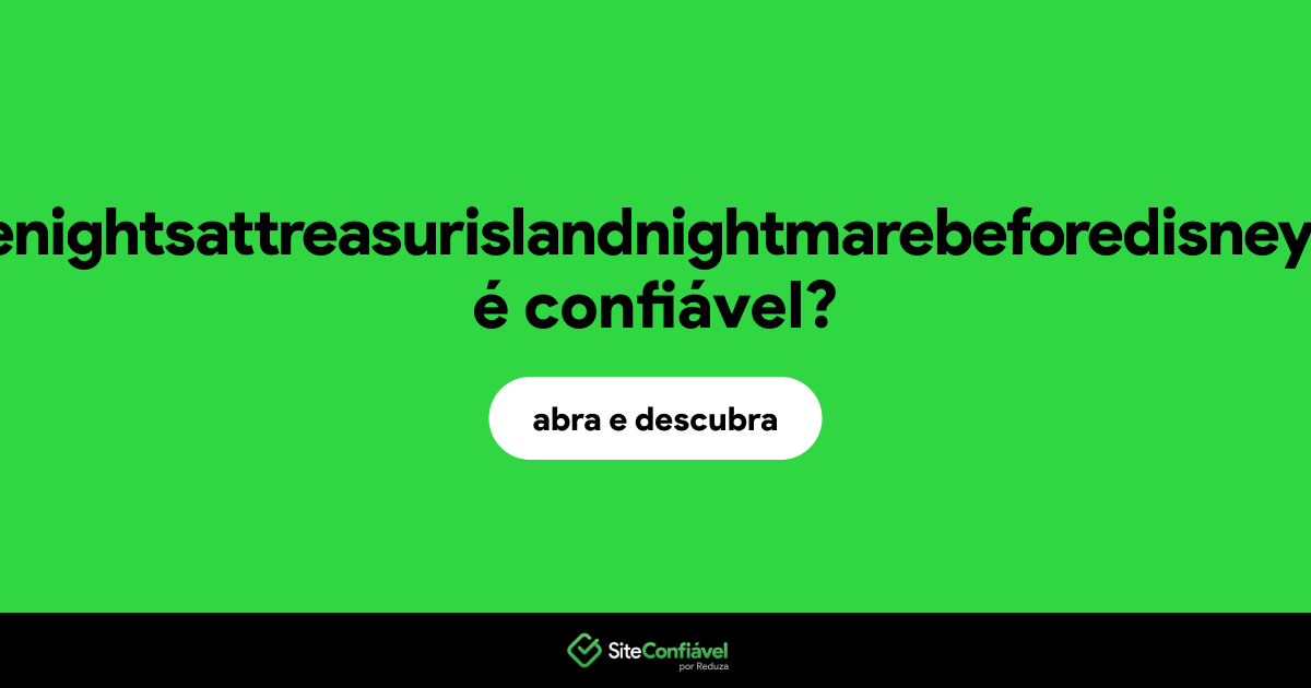 O site fivenightsattreasurislandnightmarebeforedisney.zip é confiável?
