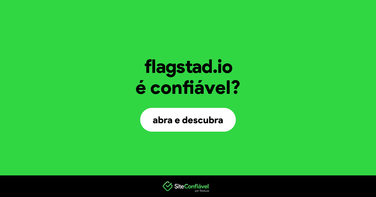 O site flagstad.io é confiável?