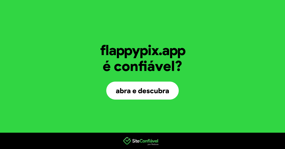 O site flappypix.app é confiável?