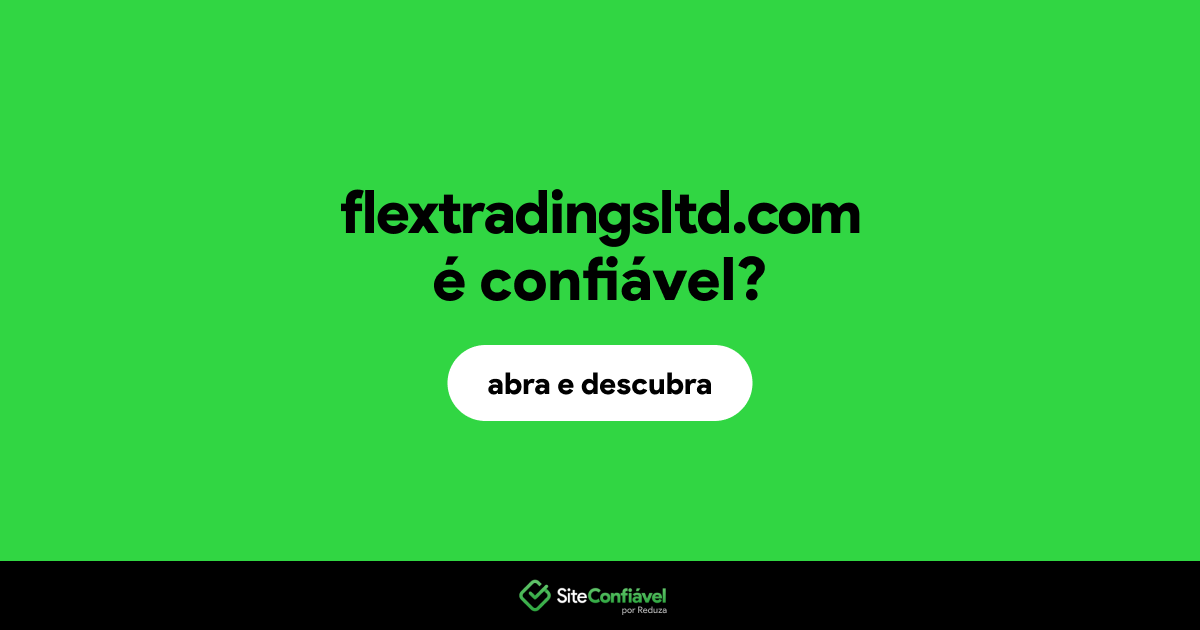 O site flextradingsltd.com é confiável?
