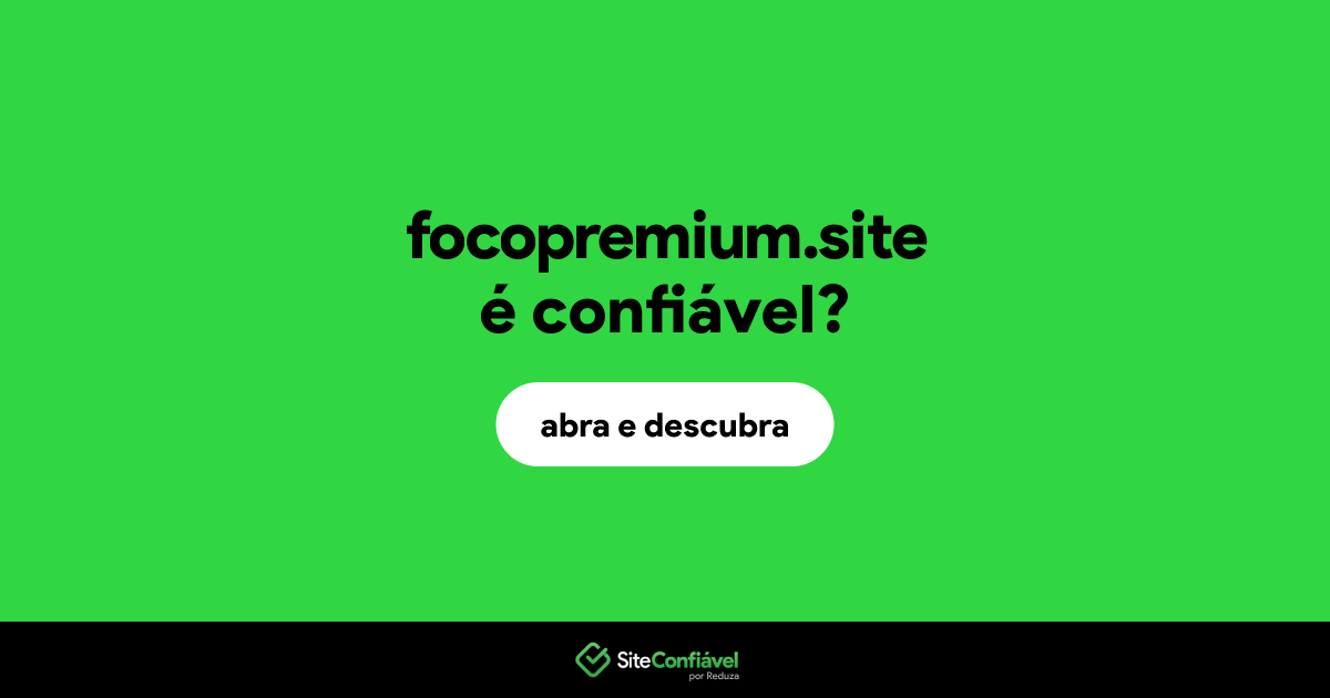O site focopremium.site é confiável?