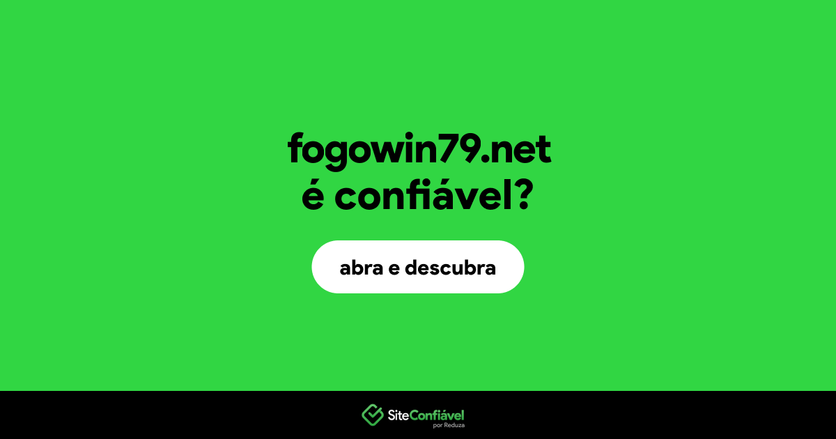 O site fogowin79.net é confiável?