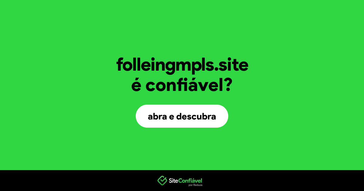 O site folleingmpls.site é confiável?