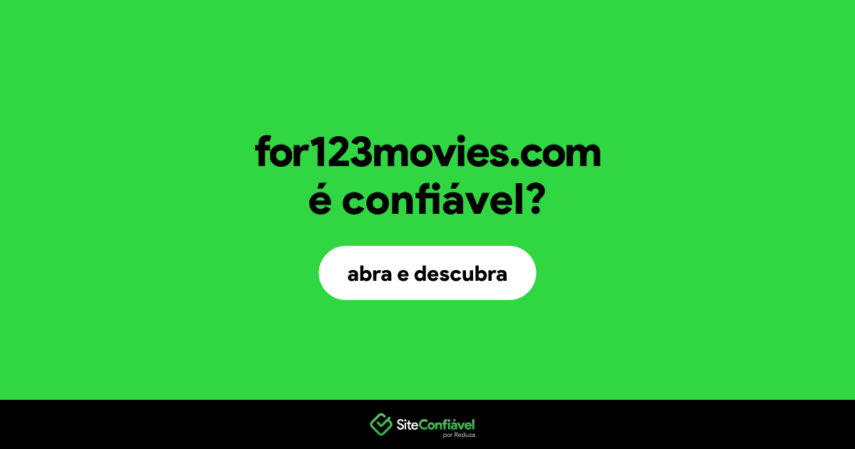 O site for123movies.com é confiável?