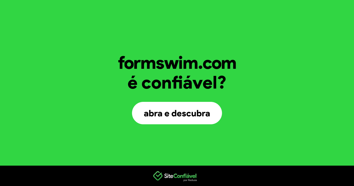 O site formswim.com é confiável?
