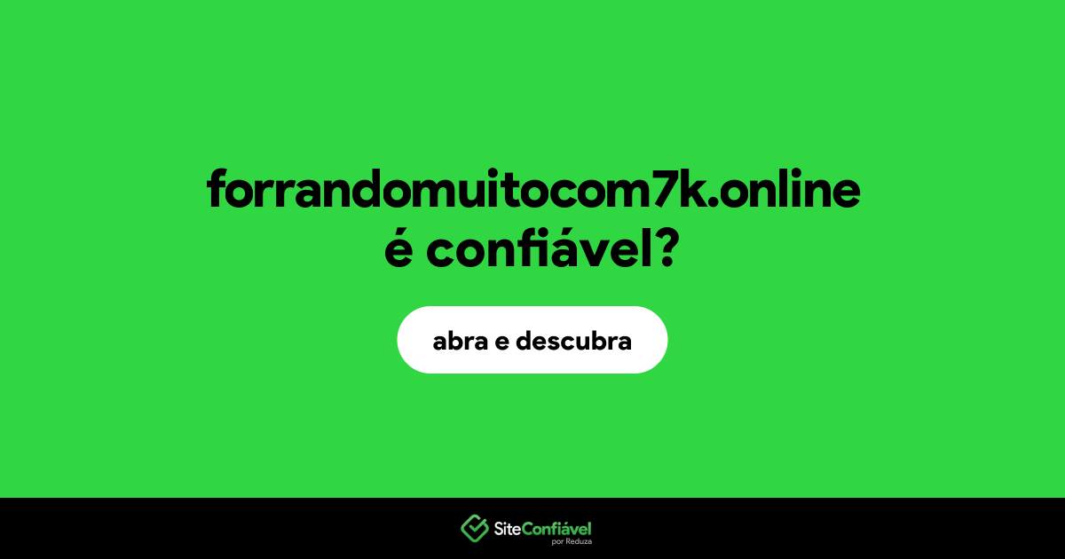 O site forrandomuitocom7k.online é confiável?