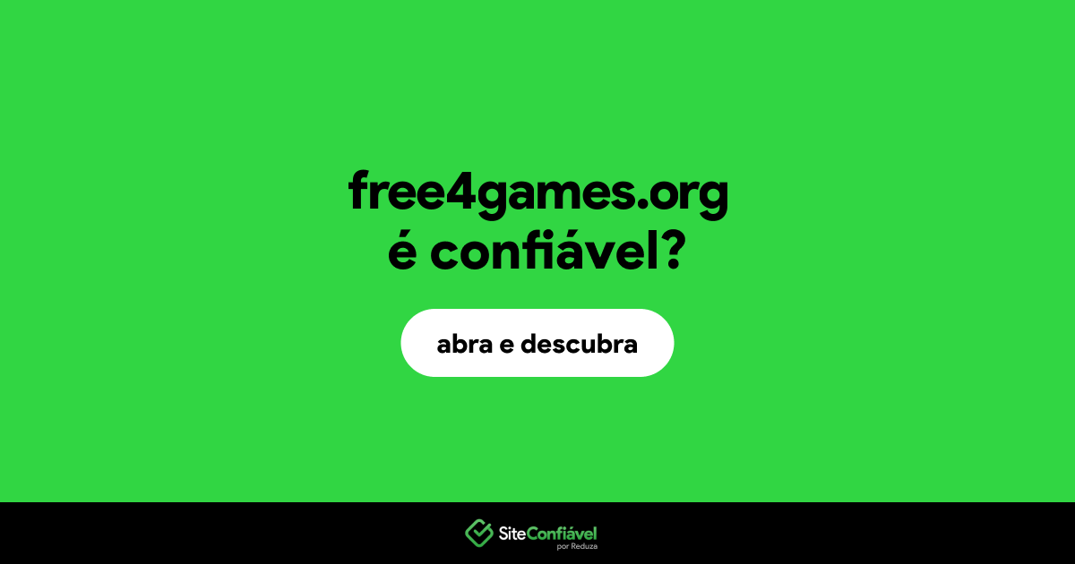 O site free4games.org é confiável?