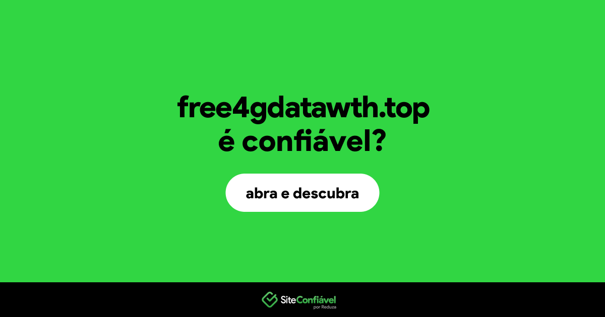 O site free4gdatawth.top é confiável?