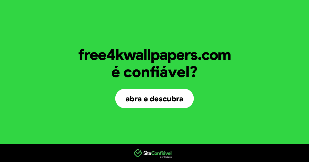 O site free4kwallpapers.com é confiável?