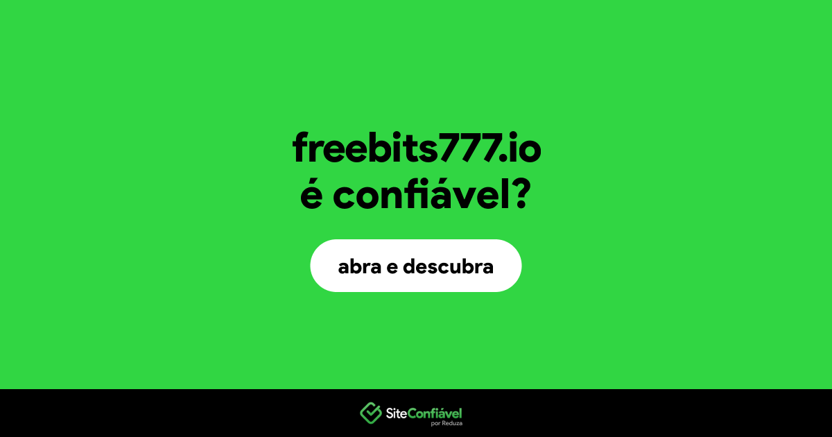 O site freebits777.io é confiável?