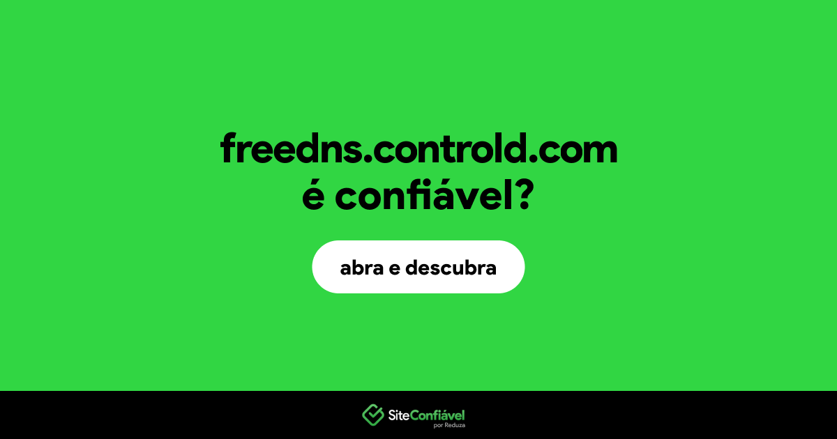 O site freedns.controld.com é confiável?