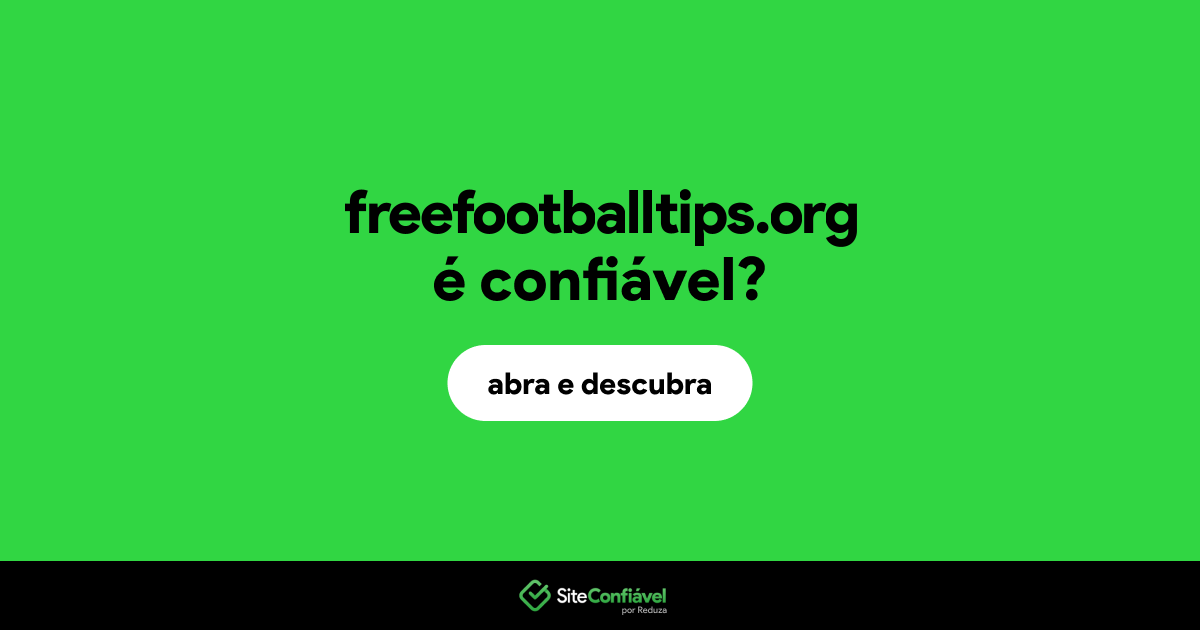 O site freefootballtips.org é confiável?
