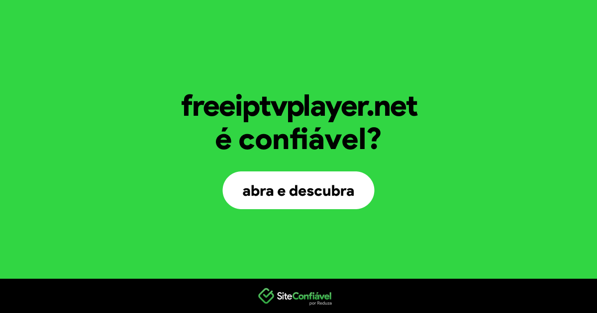 O site freeiptvplayer.net é confiável?