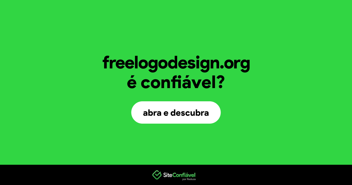 O site freelogodesign.org é confiável?