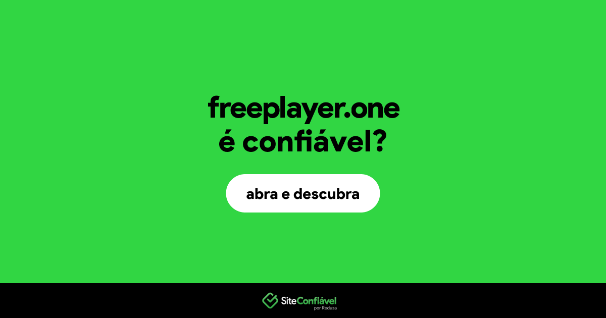 O site freeplayer.one é confiável?