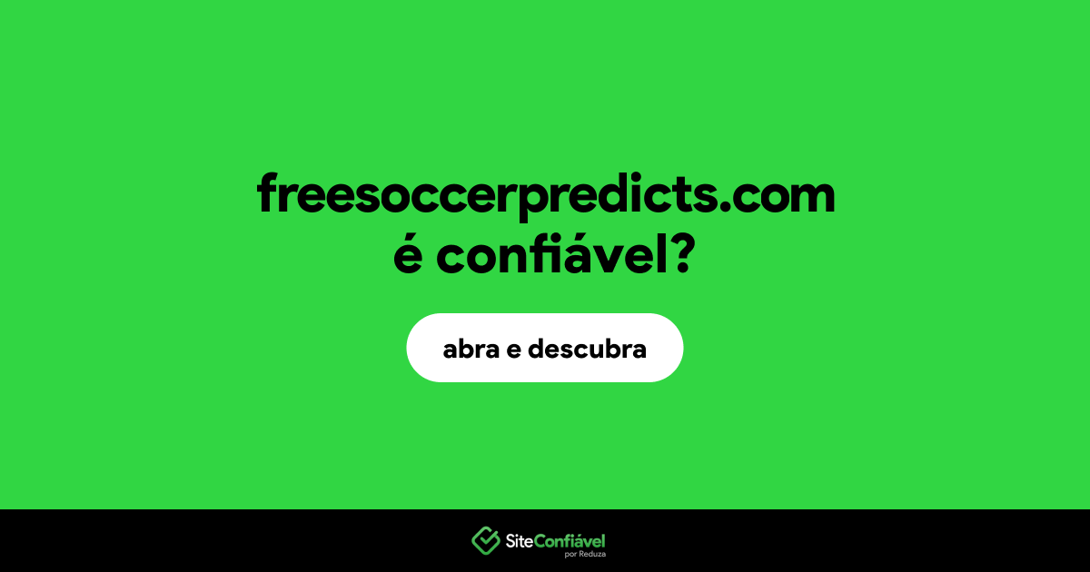 O site freesoccerpredicts.com é confiável?