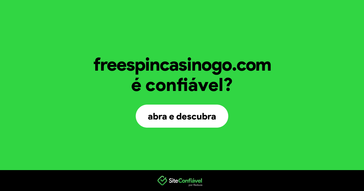 O site freespincasinogo.com é confiável?