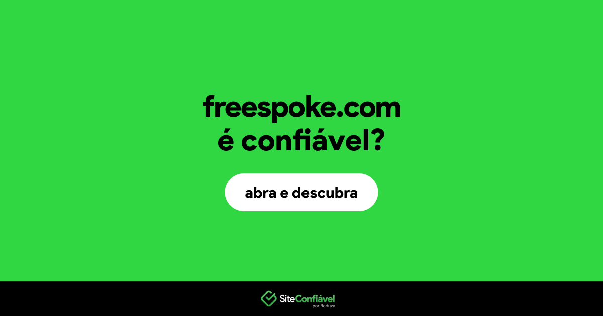 O site freespoke.com é confiável?