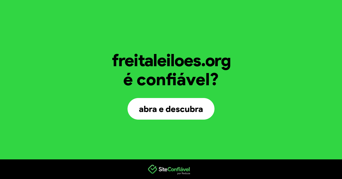 O site freitaleiloes.org é confiável?