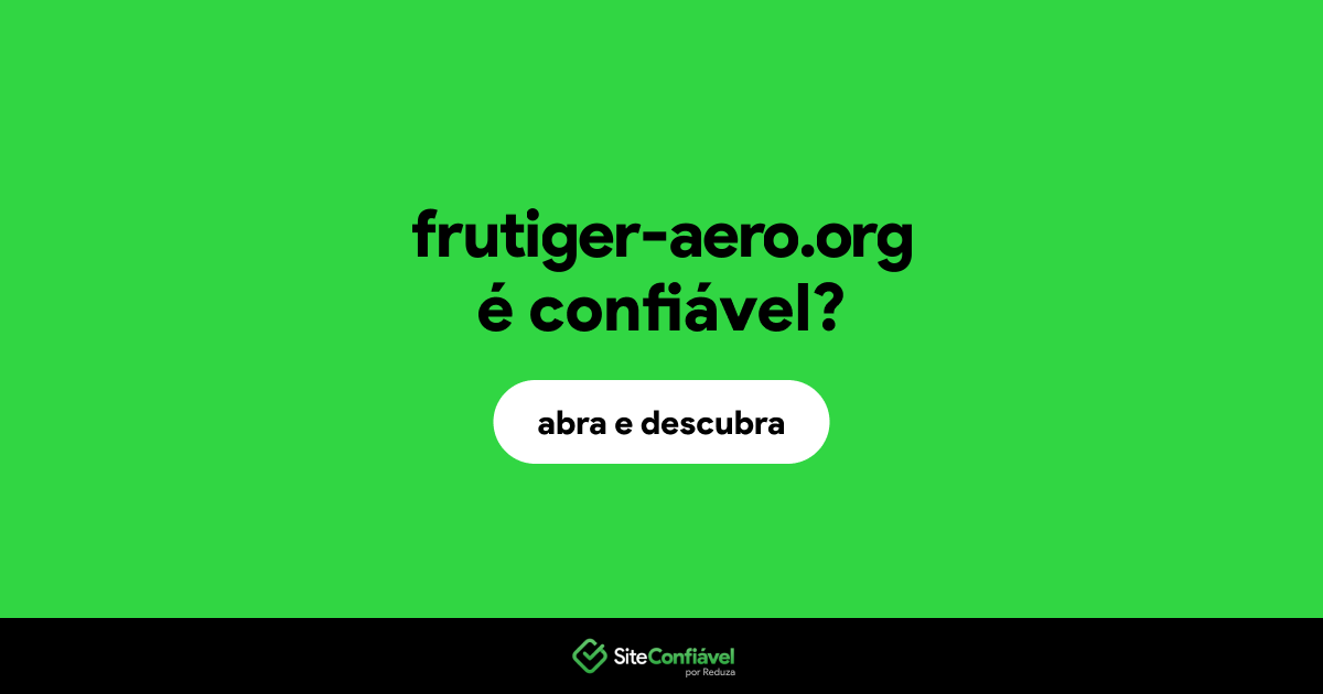 O site frutiger-aero.org é confiável?