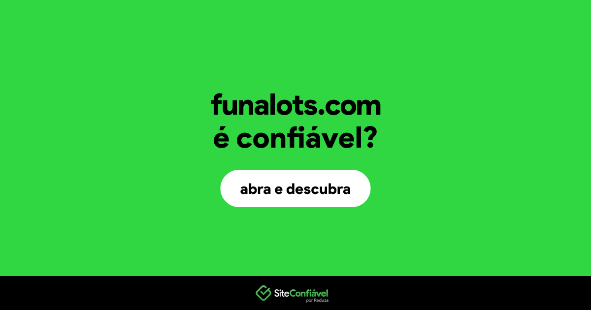 O site funalots.com é confiável?