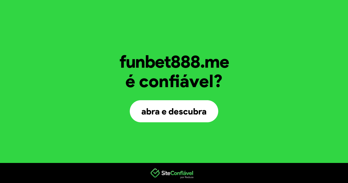 O site funbet888.me é confiável?