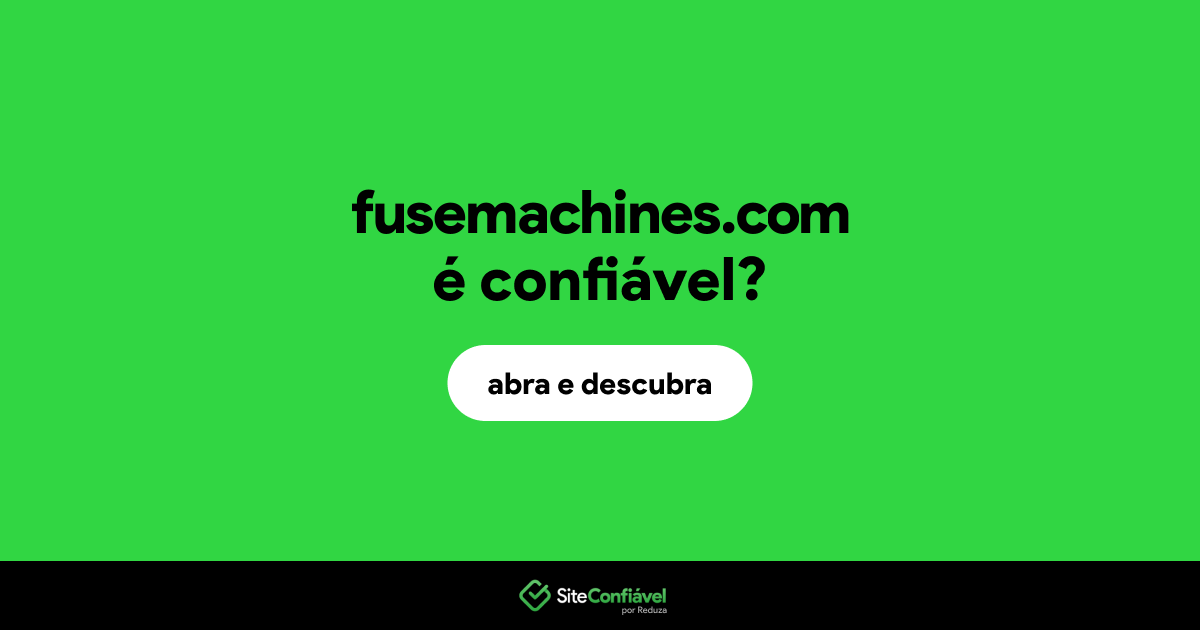 O site fusemachines.com é confiável?