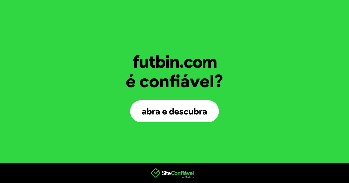 O site futbin.com é confiável?