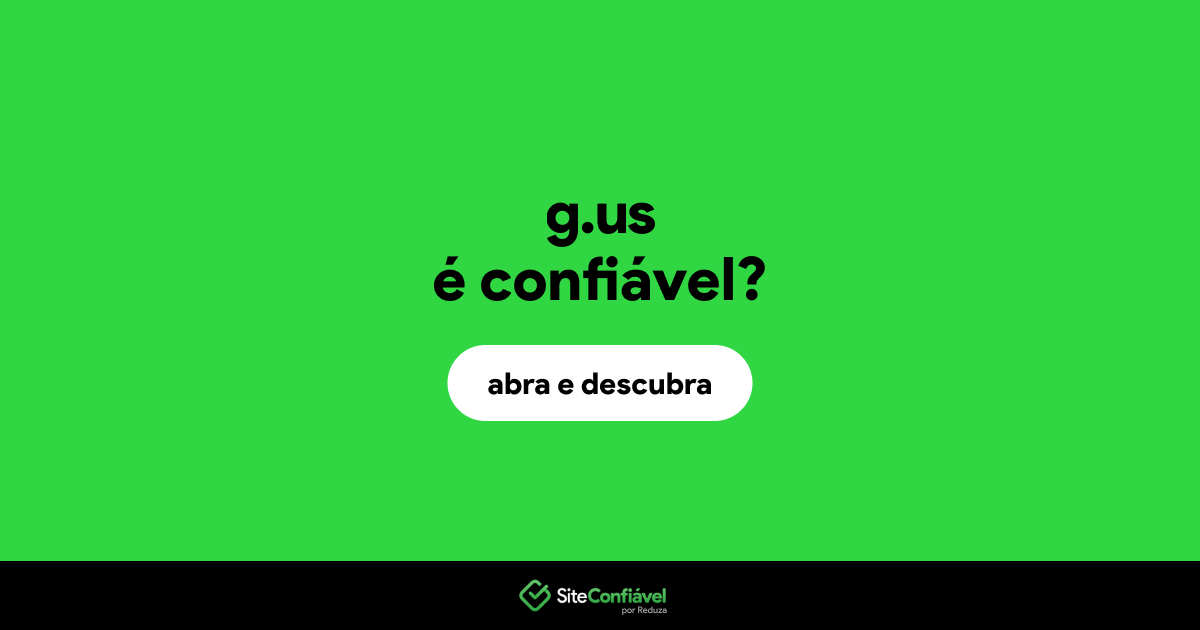 O site g.us é confiável?