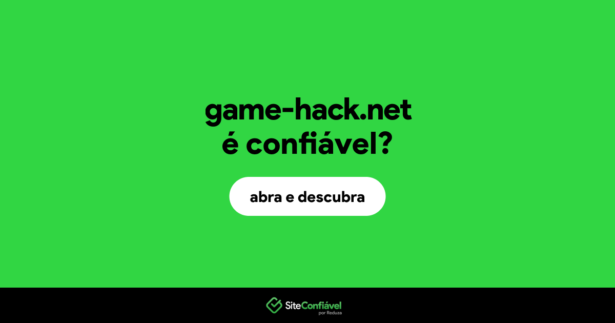 O site game-hack.net é confiável?