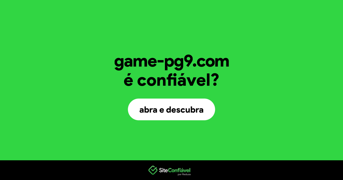 O site game-pg9.com é confiável?