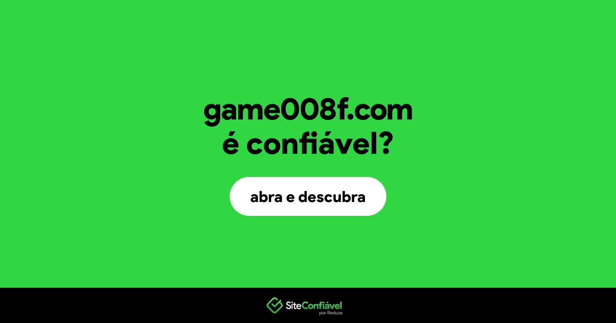 O site game008f.com é confiável?