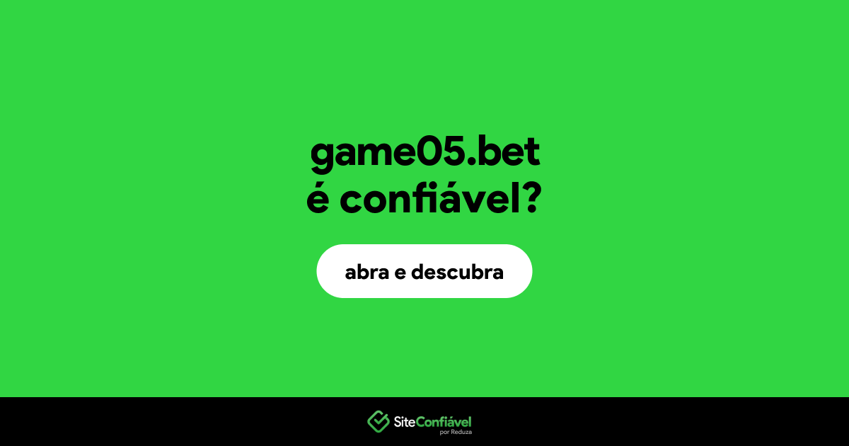 O site game05.bet é confiável?