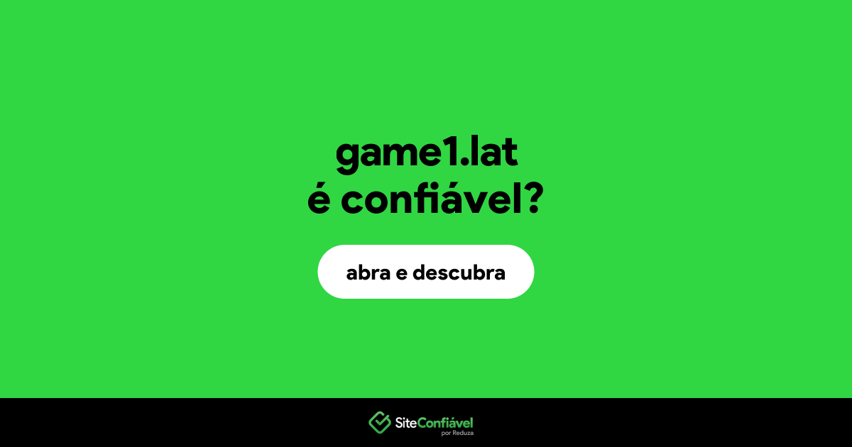 O site game1.lat é confiável?