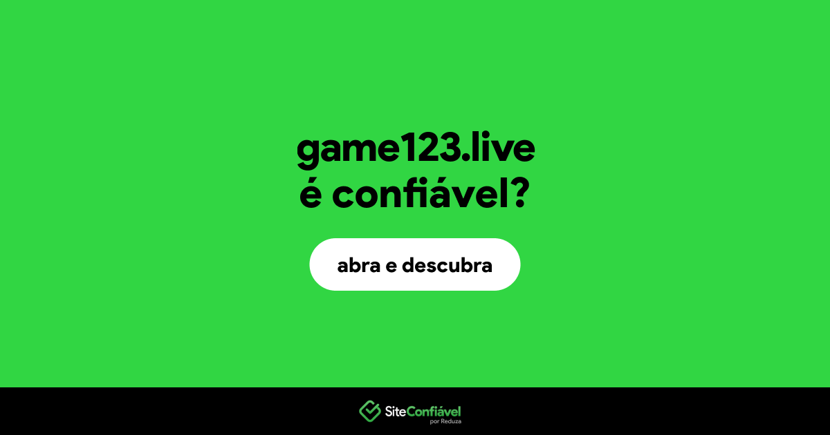O site game123.live é confiável?