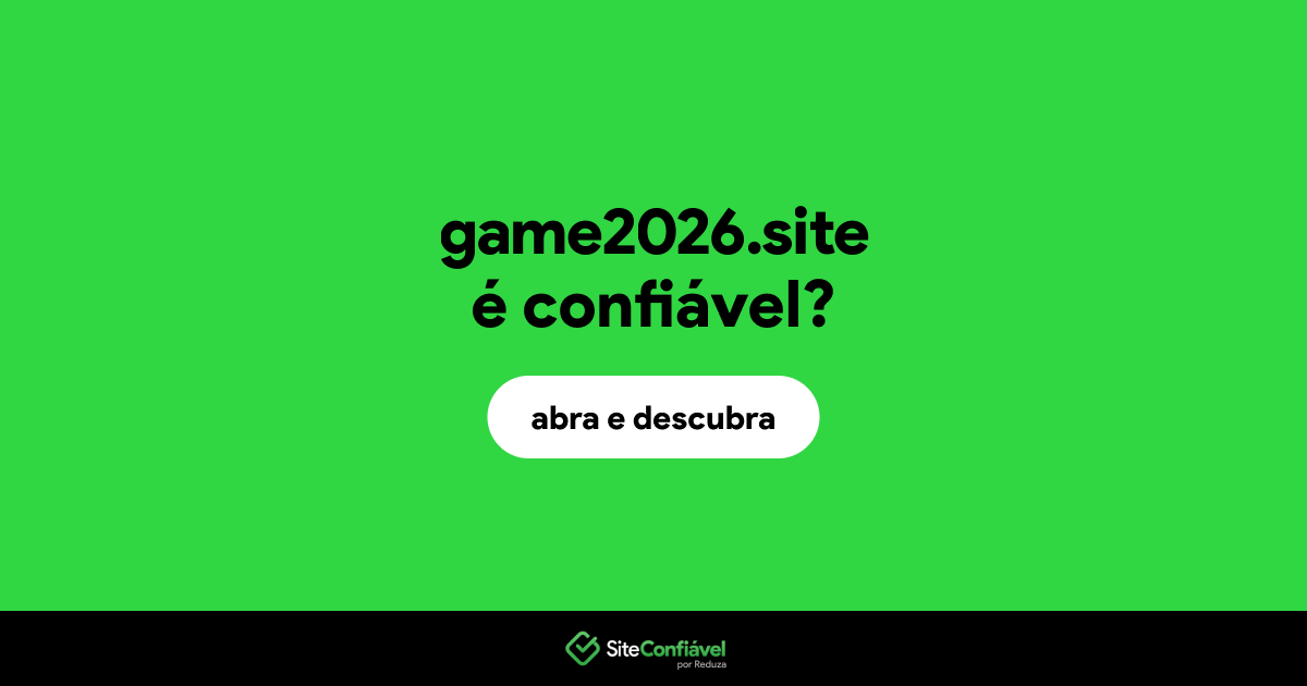 O site game2026.site é confiável?
