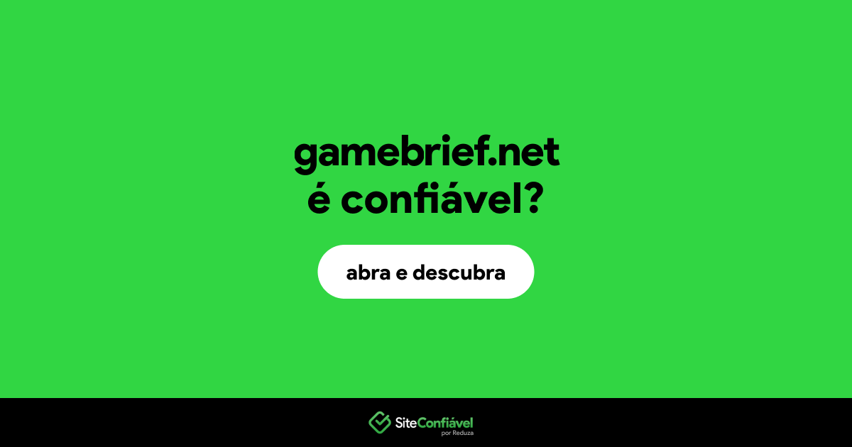 O site gamebrief.net é confiável?