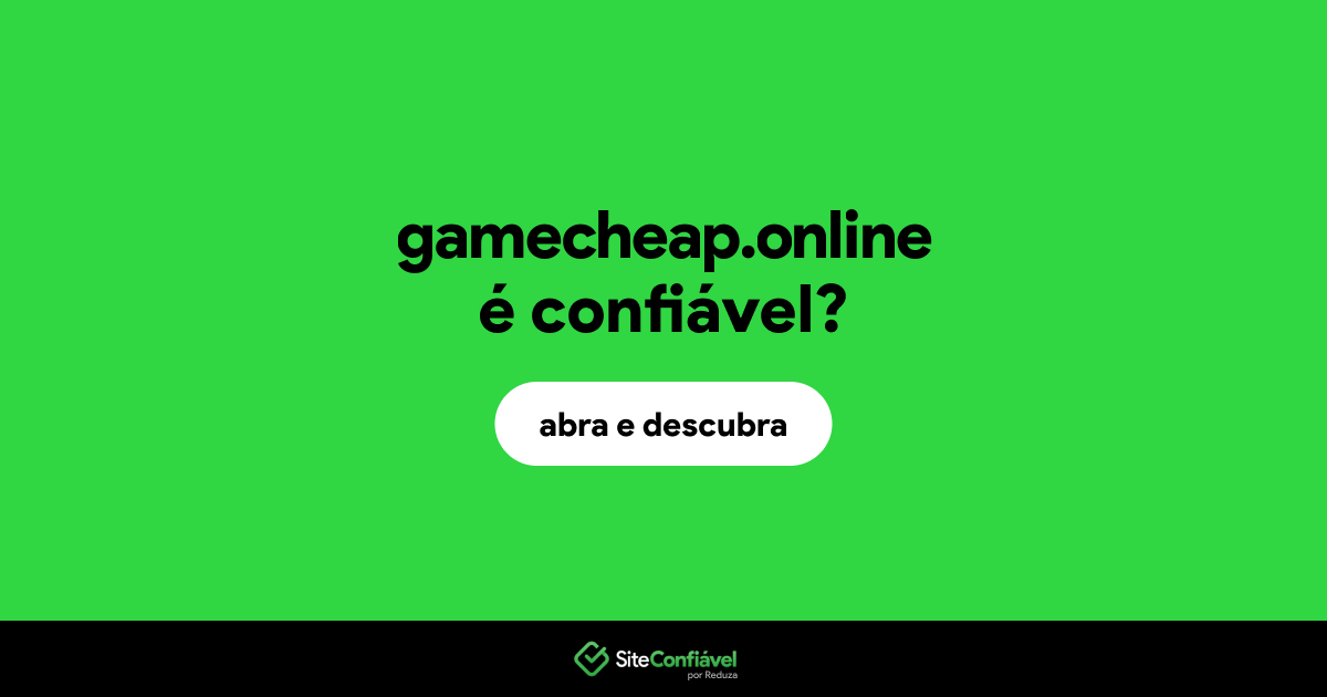 O site gamecheap.online é confiável?