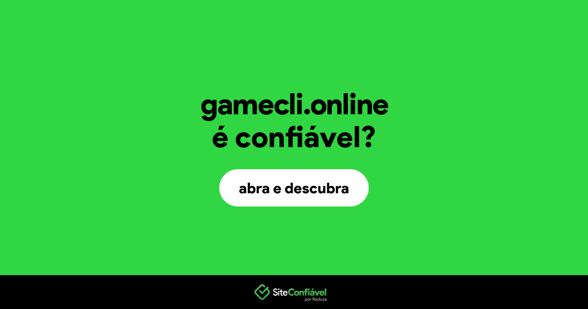 O site gamecli.online é confiável?