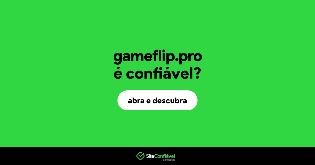O site gameflip.pro é confiável?